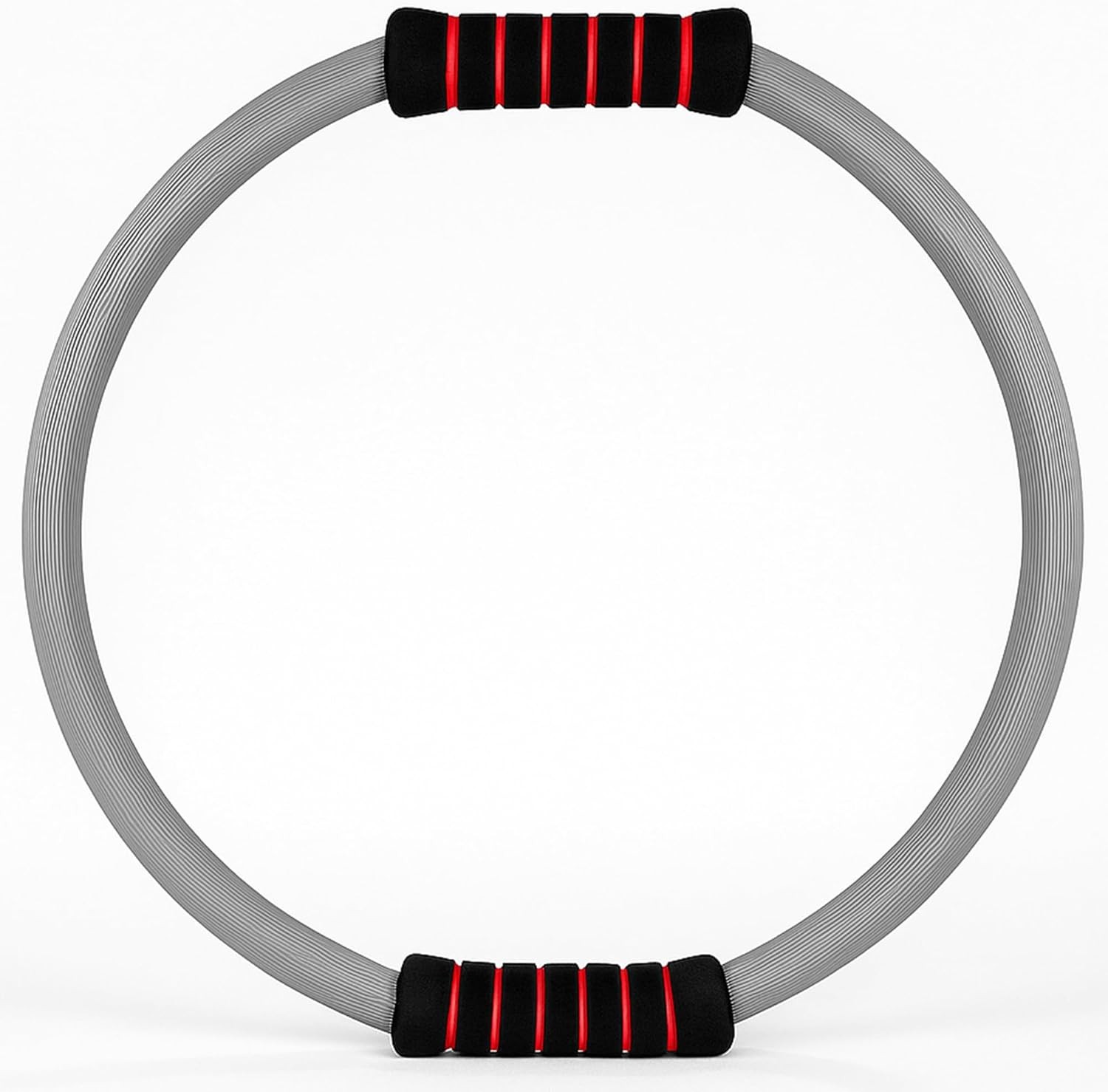 Amber Pilates Ring, 21-Inch Fitness Circle with Dual Foam Handles, Lightweight