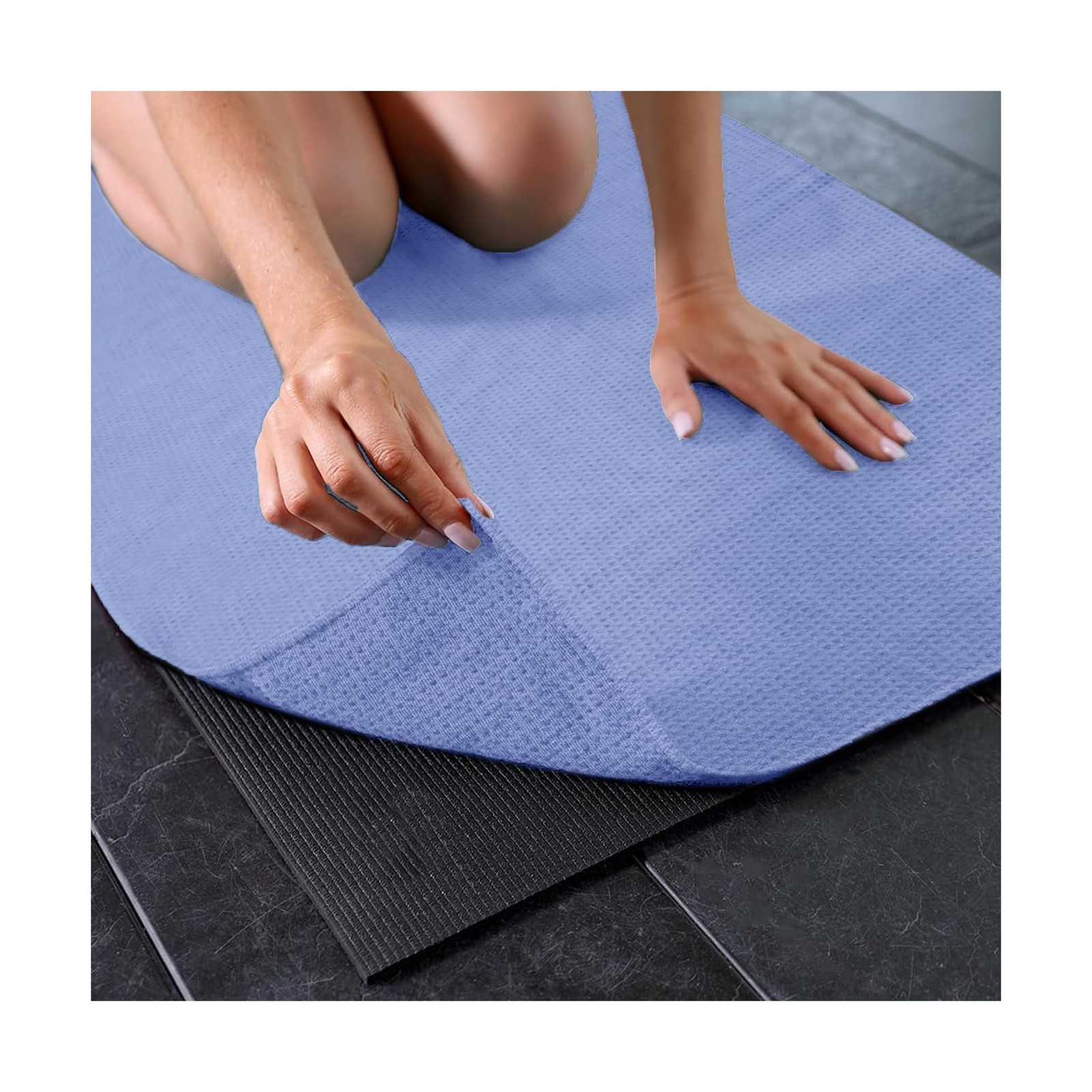 Hot Yoga Towel – Microfiber Non Slip Yoga Mat Towel with Grip D… Fast USA SHIP
