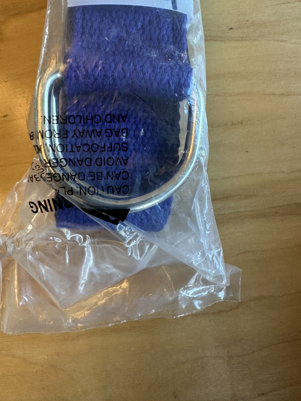 NEW GAIAM PURPLE YOGA STRAP 6FT 100% POLYESTER STRETCH FULL BODY WORKOUT Reach