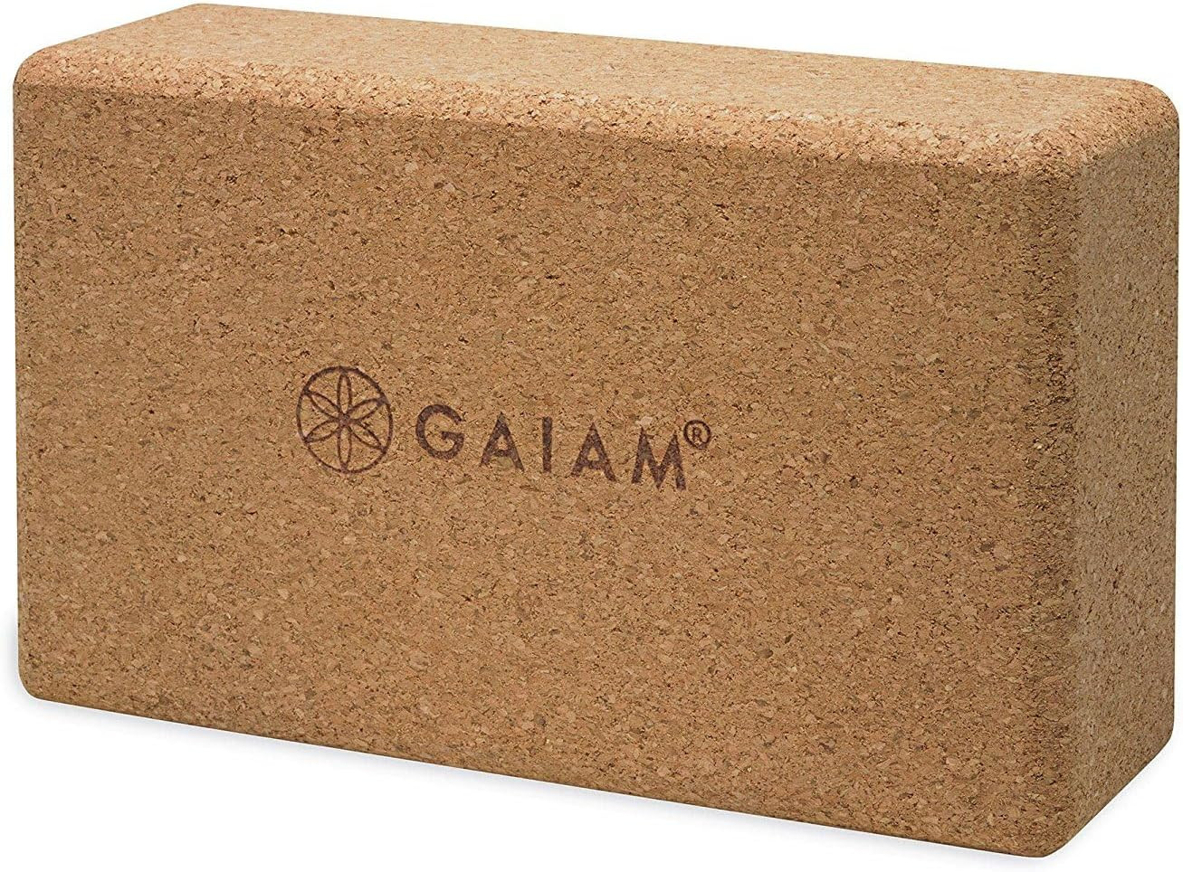 Gaiam Yoga Block – Supportive Latex-Free Eva Foam – Soft Non-Slip Surface with B