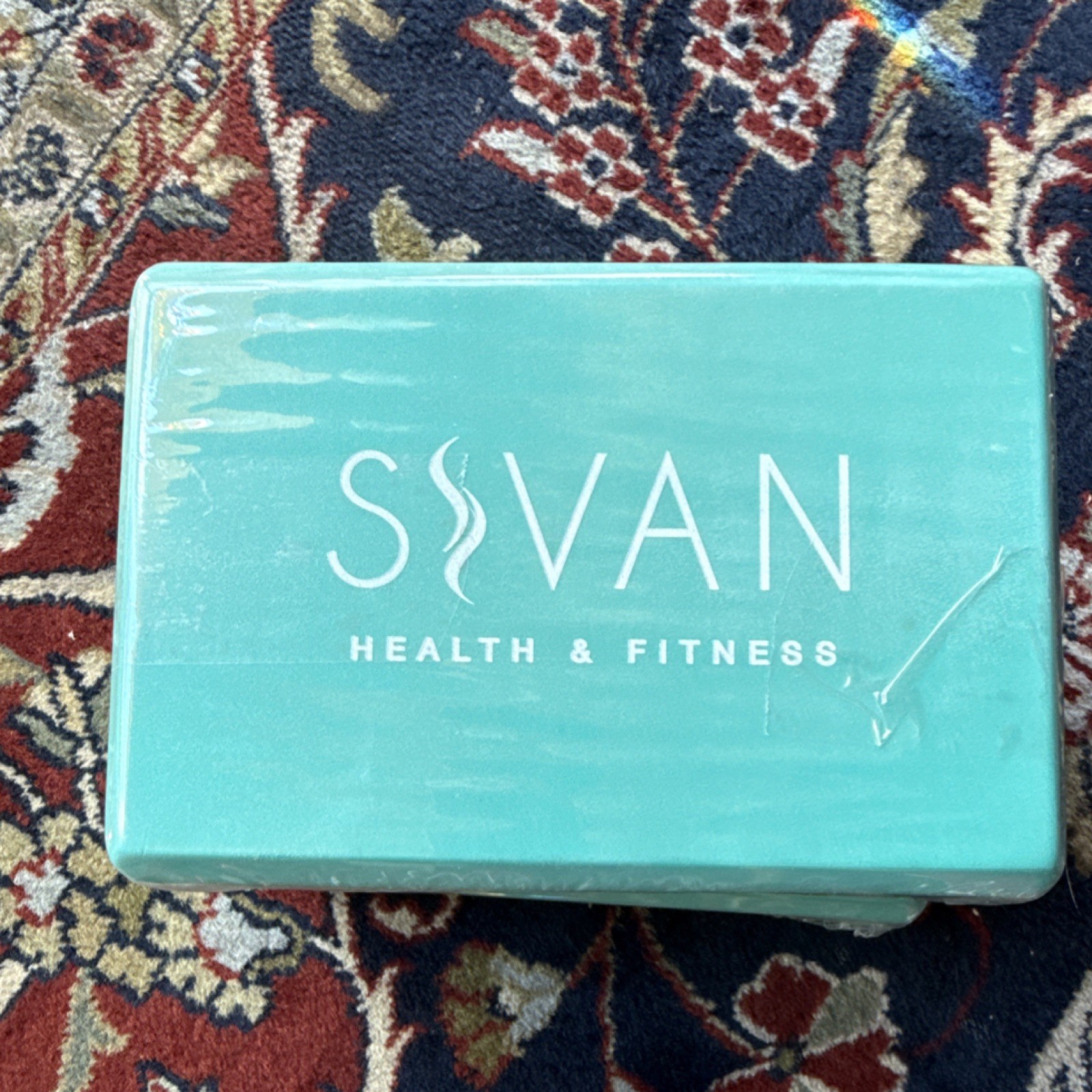 Sivan Health & Fitness Foam Yoga Blocks Set of 2 Turquoise Unisex Adults Yoga