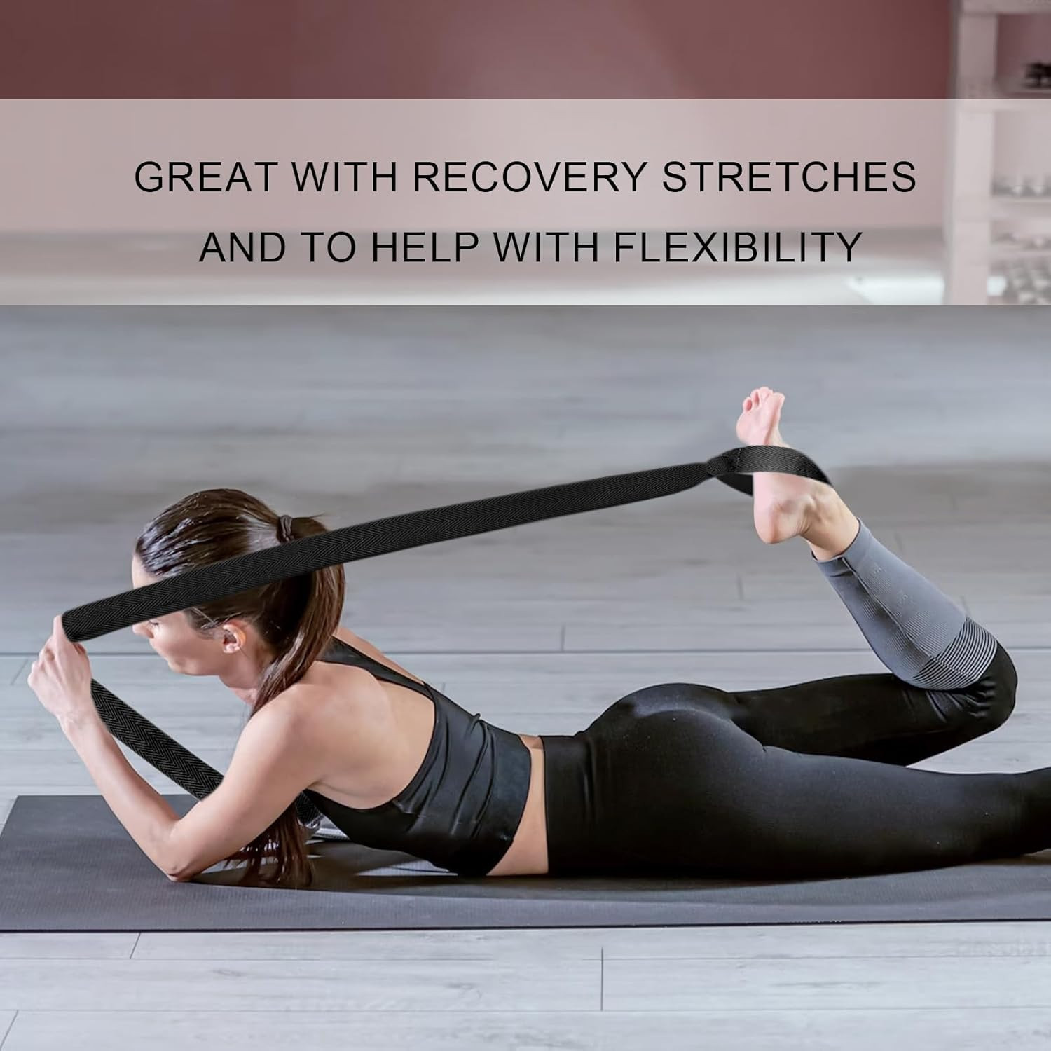 Yoga Mat Sling with Easy-Cinch Straps for Convenient Carrying