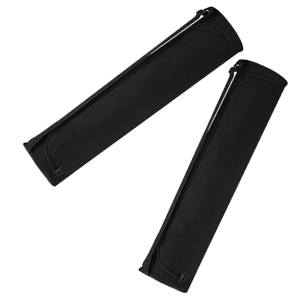 2Pcs Reusable Oxford Yoga Mat Carrier Bags with Adjustable Shoulder Strap