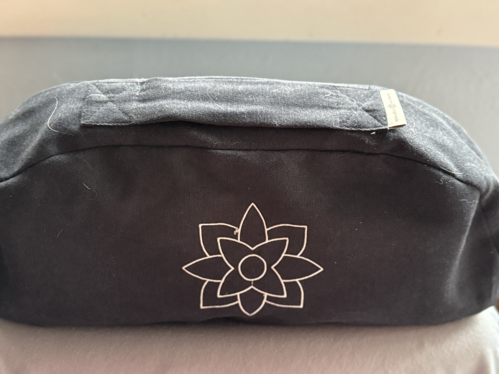 Foldable Meditation Bench By Mindful Modern w/ Carry Case Pad & Washable Cover
