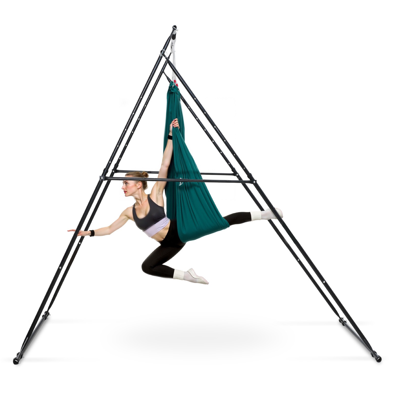 VEVOR Yoga Stand Frame 440.9 lbs Load Swing Stand with EVA Foam Pull Up Stands