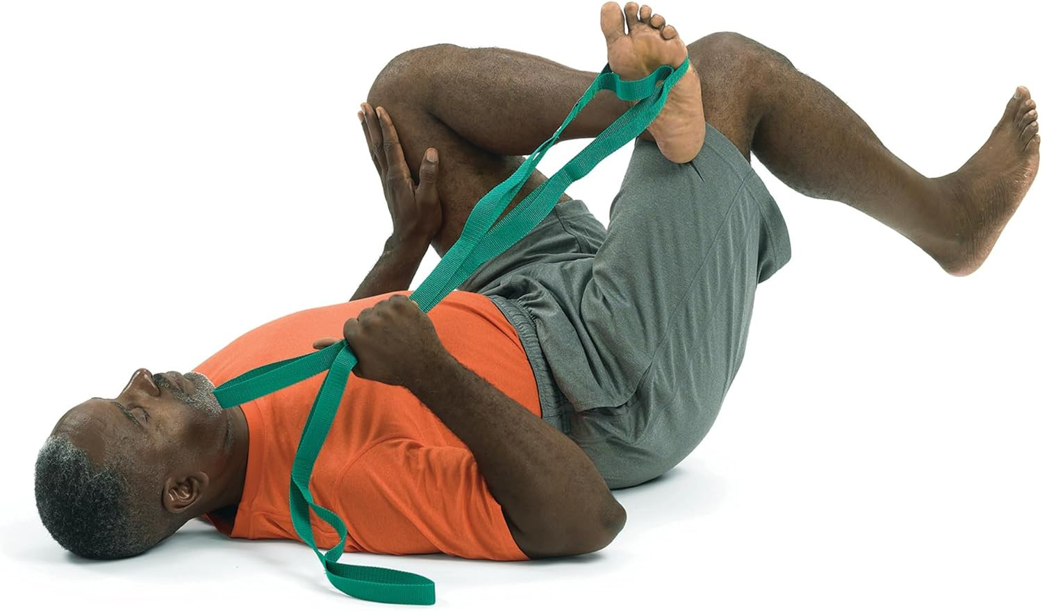 the Original Stretch Out Strap with Exercise Poster, USA Made Top Choice Stretch