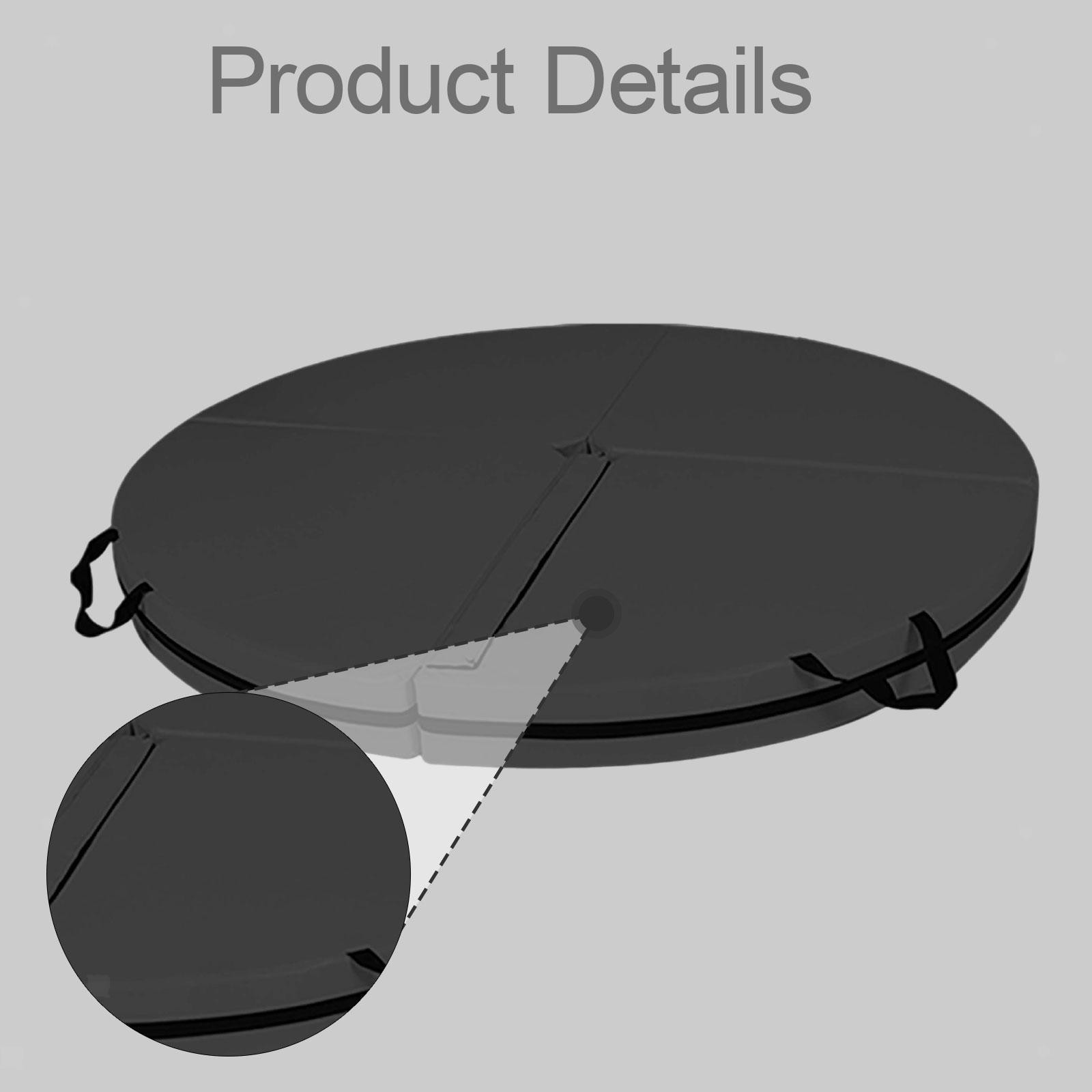 Foldable Pole Dance Mat Sports Training Yoga Pad for Home Gym Studio Workout