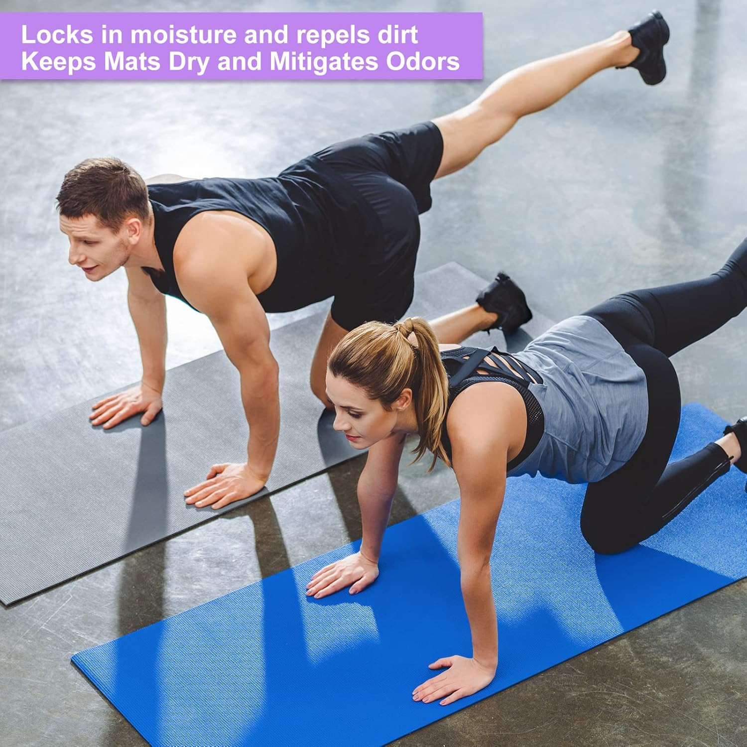 16 Pack Yoga Mats 3mm Non-Slip PVC Exercise Workout Mat for Home Gym and Pilates