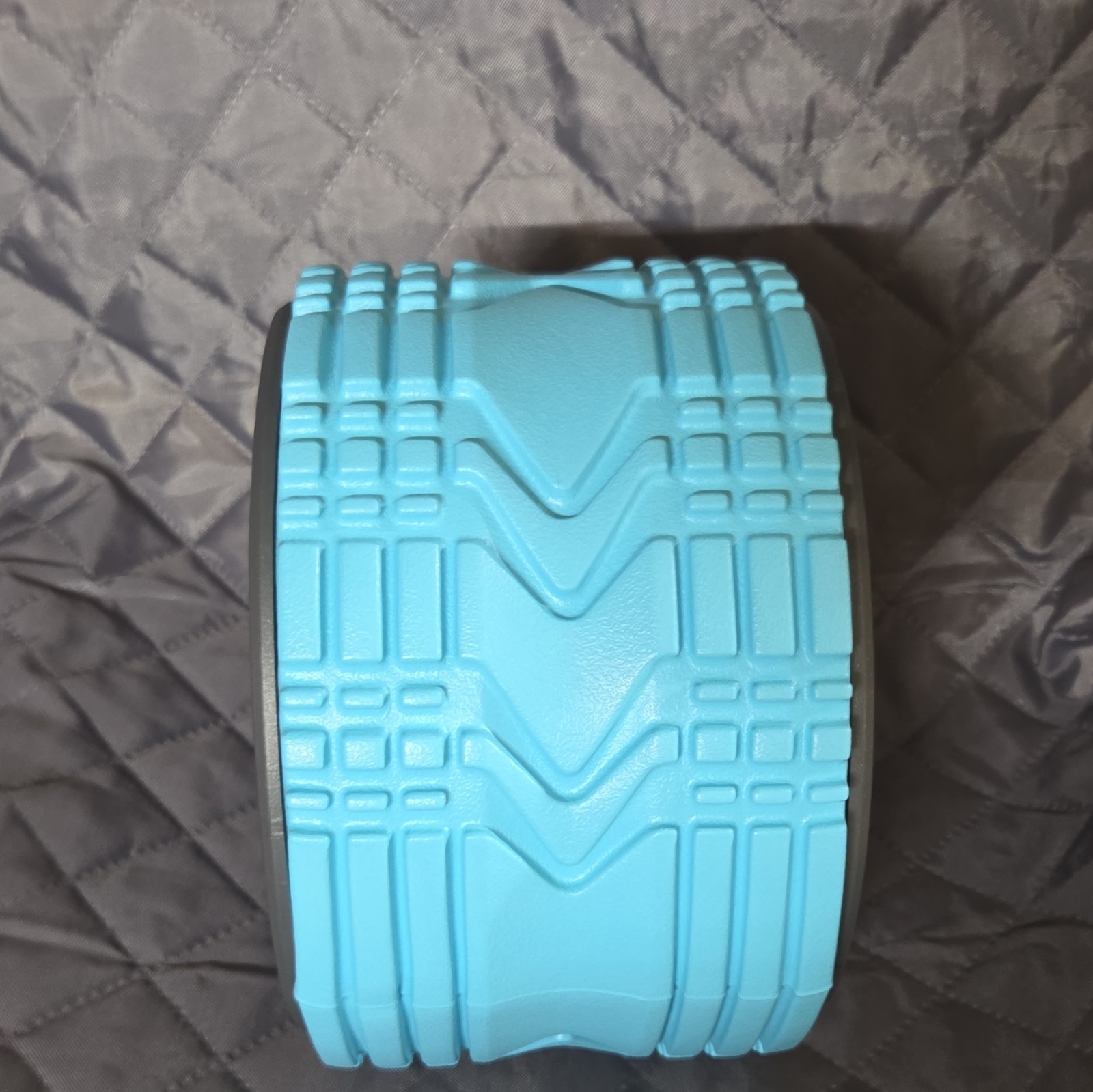 LuckColor Yoga Wheel Fitness Exercise Wheel for Yoga Unisex Adults Blue/Gray