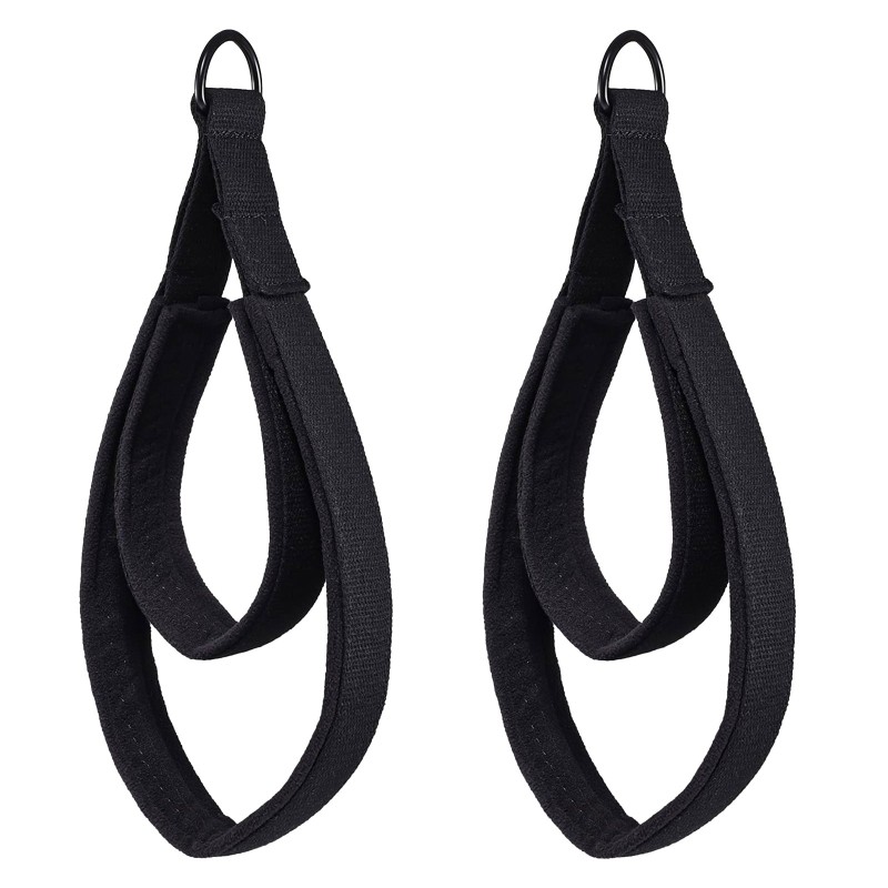 Pilates Reformer Double Straps Handle D-Ring Fitness Yoga Accessories Gift