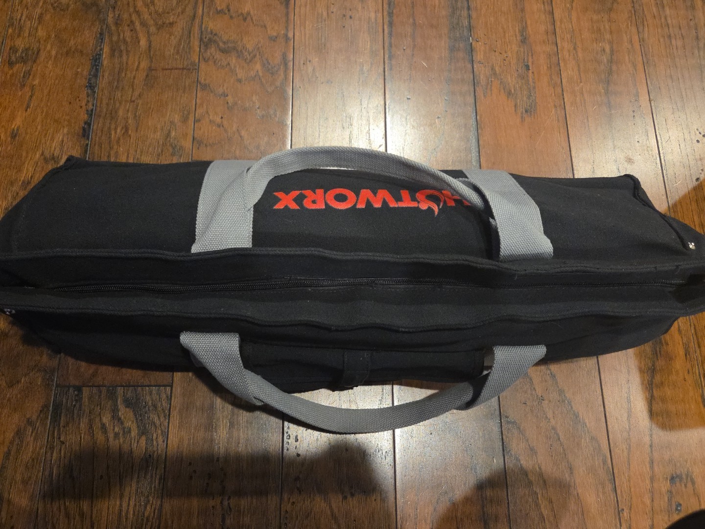 HOTWORX Brown Yoga Mat & Gray Black Non-Slip Towel & Black Rectangular Carry Bag