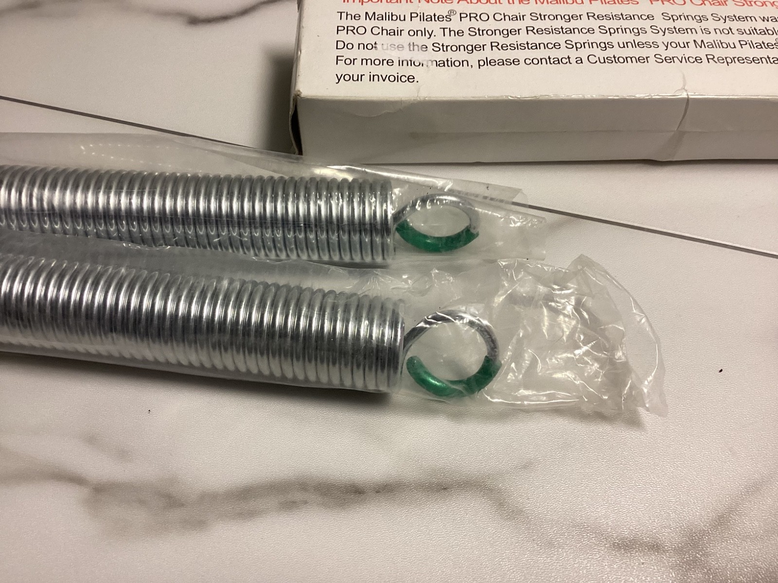Malibu Pilates PRO Chair Resistance Springs Set Of 2 Stronger Resistance Springs