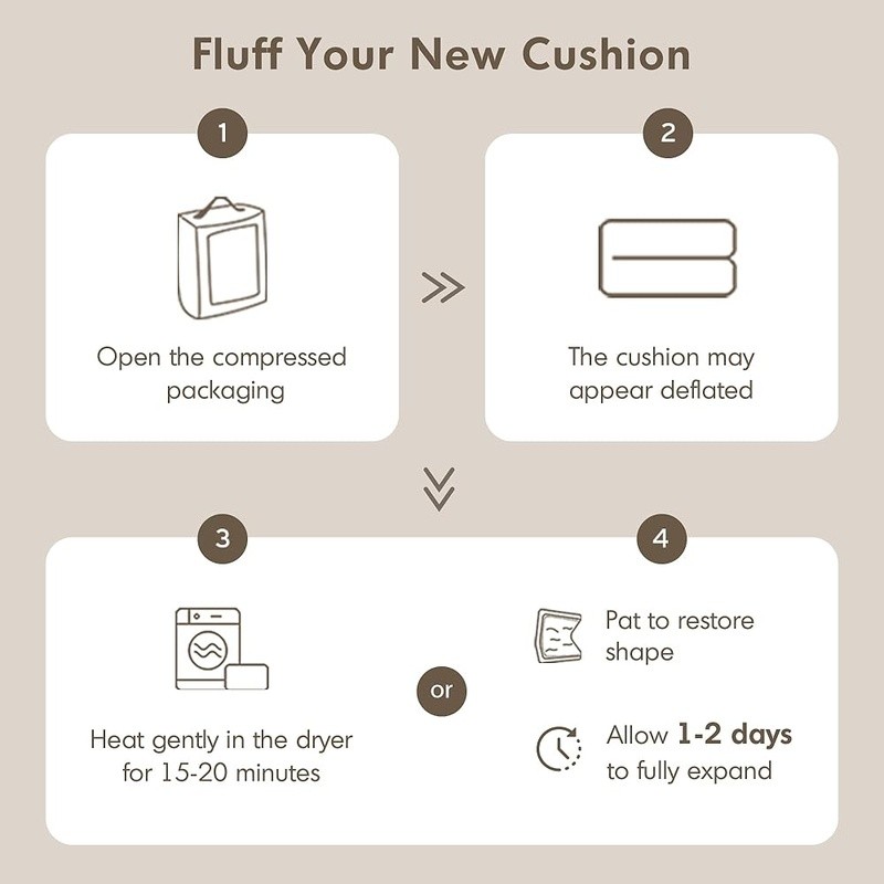 Large Floor Cushion Tufted Meditation Pillow Yoga Support Portable Handle New
