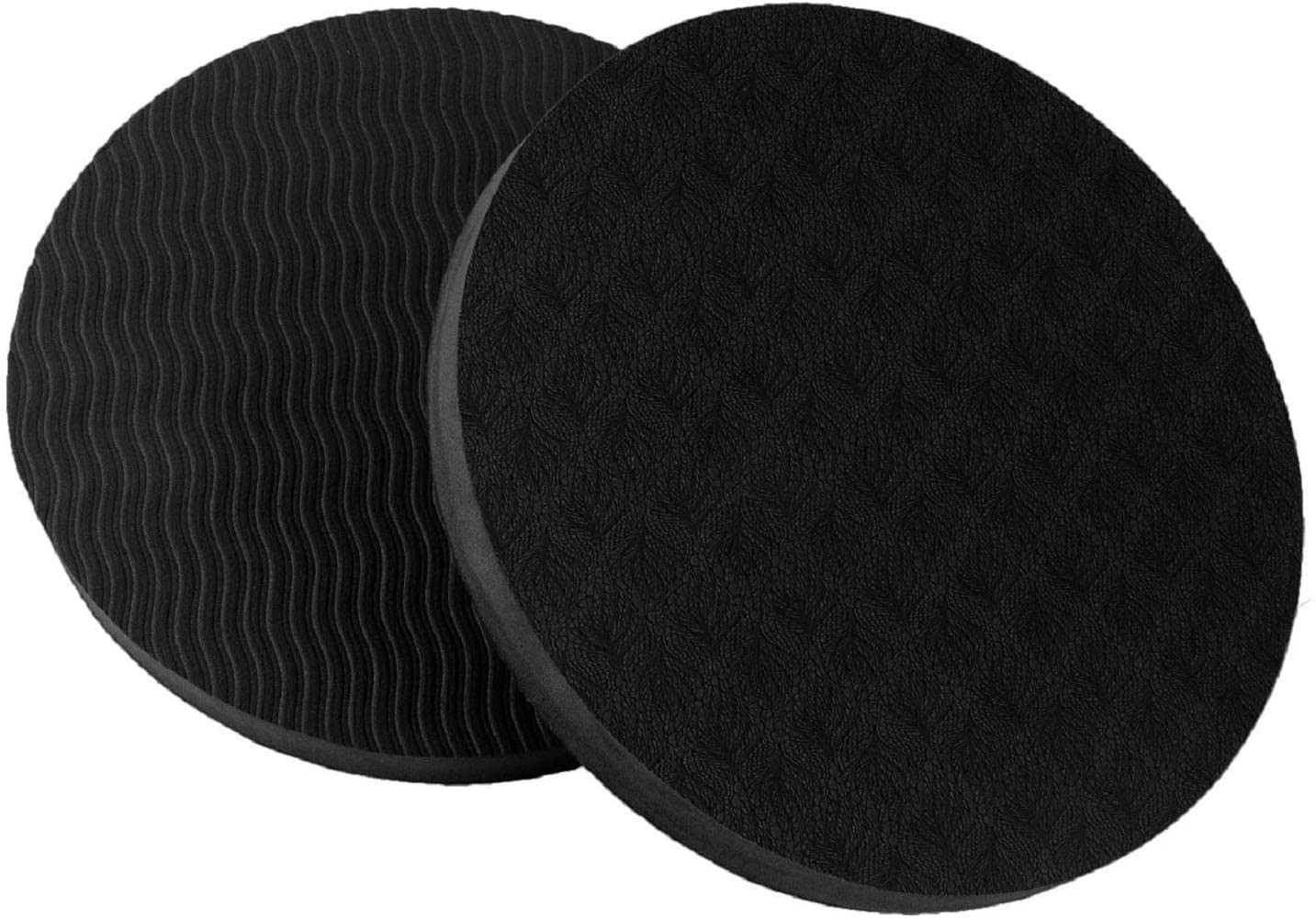 2 Pack Thick Round EVA Foam Yoga Knee Pad Elbow Fitness Anti-Slip Mat Durable