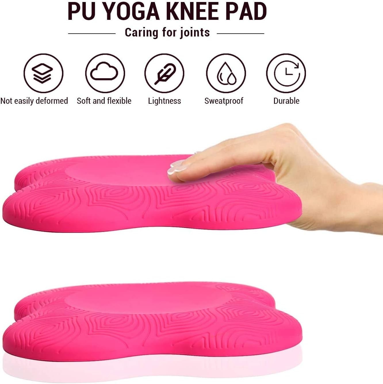 Luxury Yoga Knee Pad Cushion – Extra Thick Foam for Joint Protection & Comfort