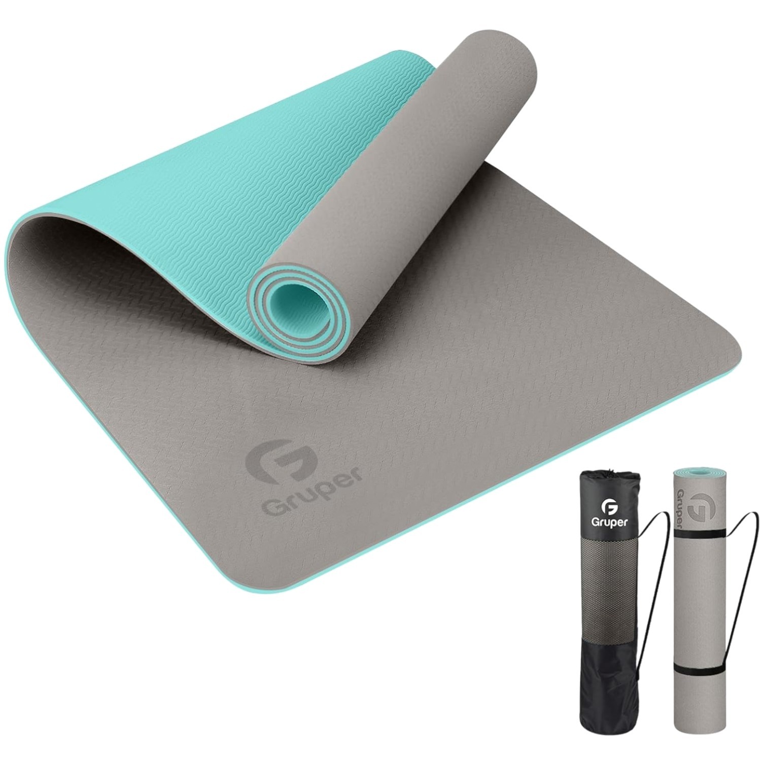 Yoga Mat with Storage Bag and Carrying Strap – Eco Friendly