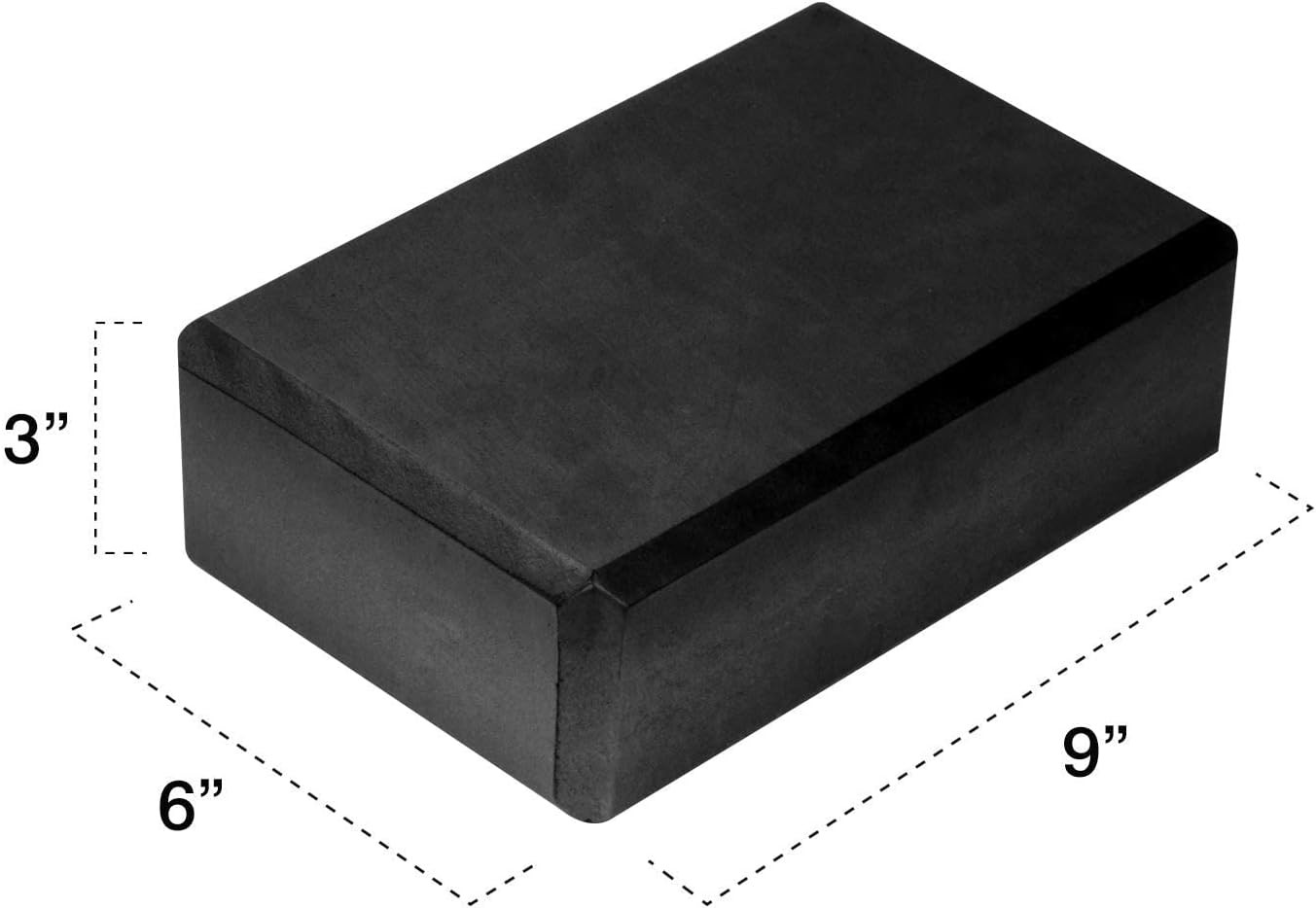 Yoga Block Non-Slip EVA Foam Latex-Free Pilates Meditation Support Balance