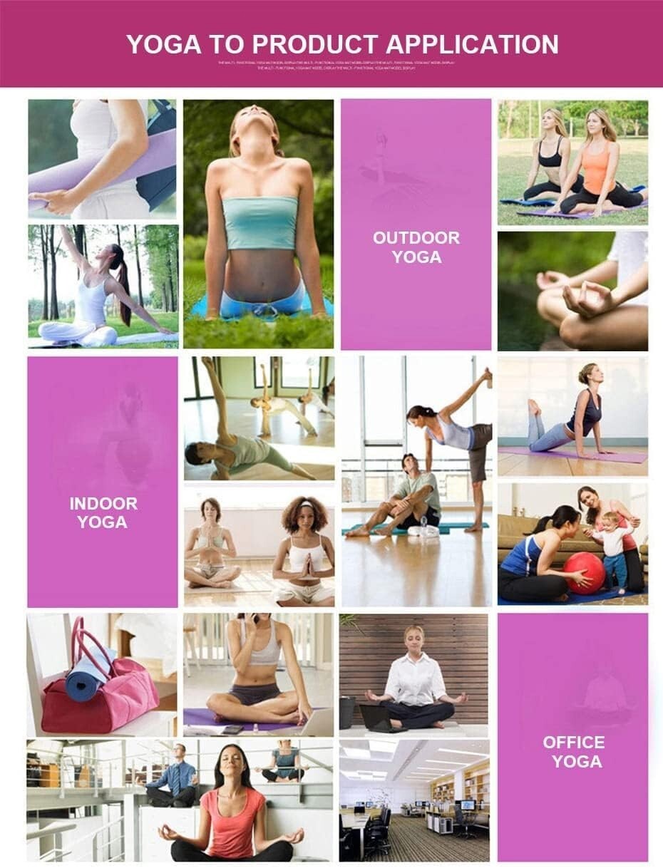 2pcs Yoga Blocks EVA Foam Exercise Brick Lightweight Odor Resistant for Home Gym