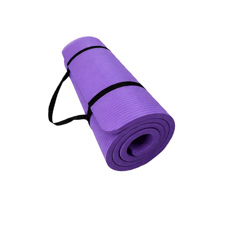 Large Yoga Mat 6mm Thick Home Exercise Non-Slip Gym Exercise Mat 72&Prime;x24&Prime;(Purple)