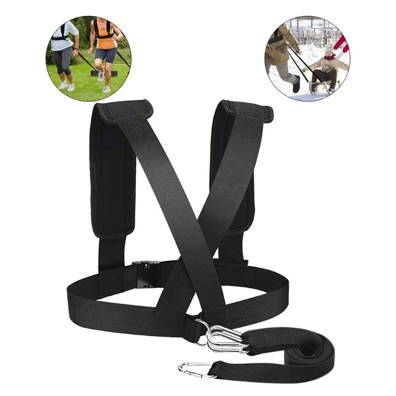 Running Anti-Resistance Assist Speed Practice Pull Belt Weighting Exercise Strap