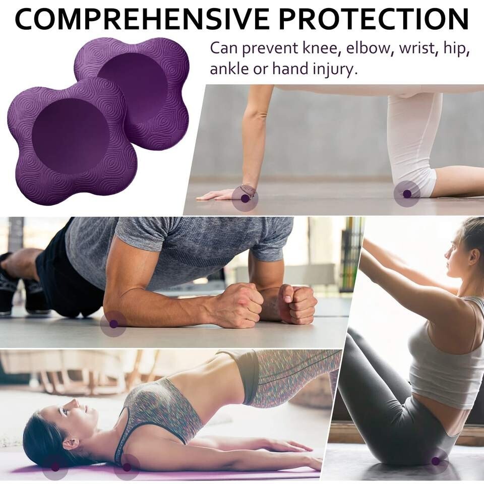 Yoga Knee Pad Cushion Extra Thick for Knees Elbows Wrist Hands Head Foam Pilates