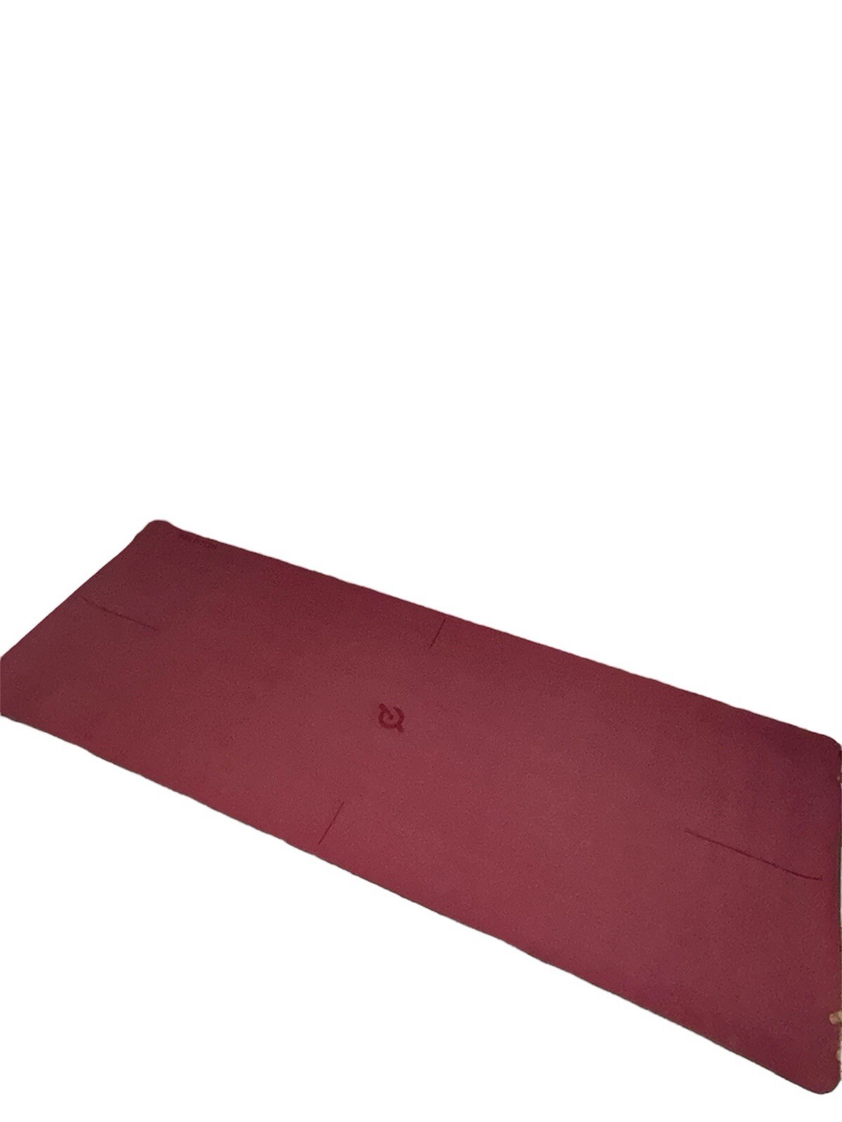 Peloton red Black Reversible Workout Mat Yoga 70&Prime;x26&Prime; 5mm Thick Rubber