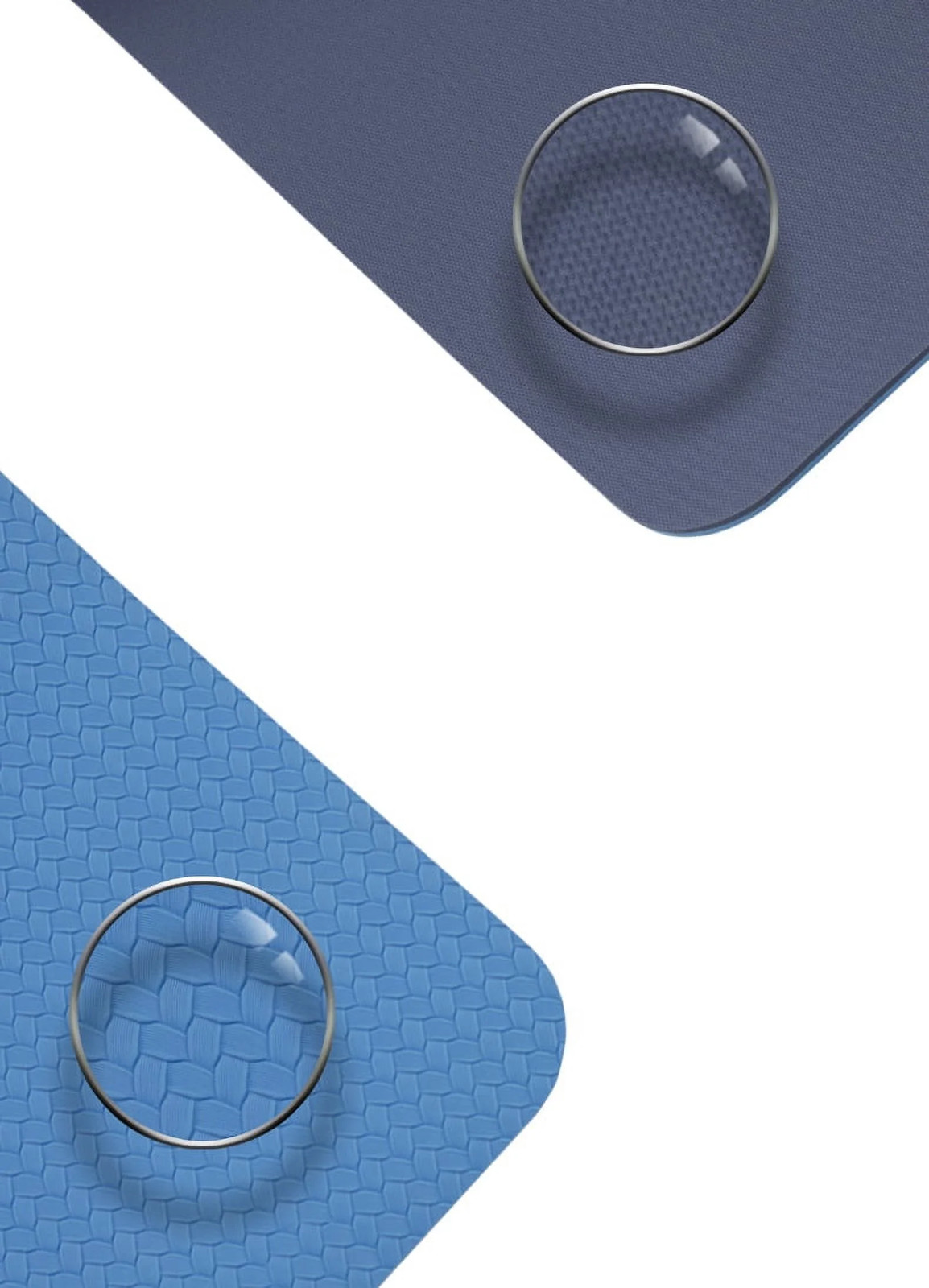 Extra Thick Yoga Mat 24&Prime;X68&Prime;X0.31&Prime; Thickness 0.31 Inch -Eco Friendly Material- w