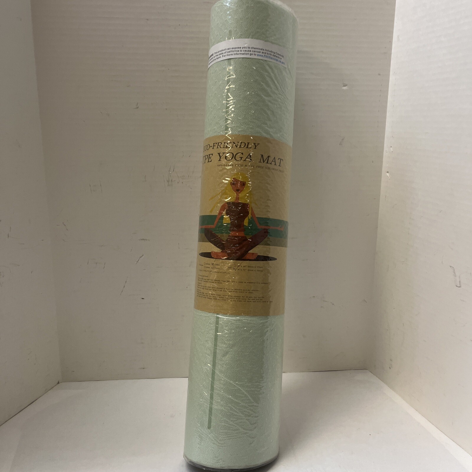 Eco Friendly Type Yoga Mat 6.0mm 24” X 72”