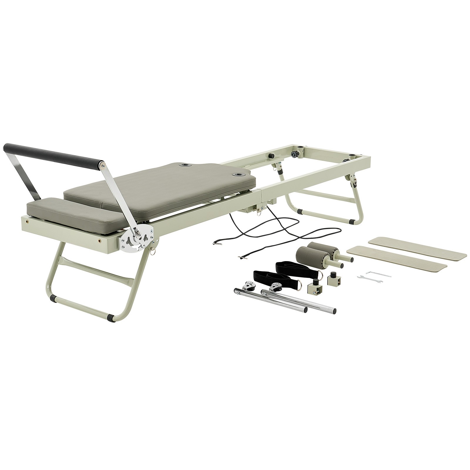 Uimoso Foldable Pilates Reformer for Home Workouts with Adjustable Resistance