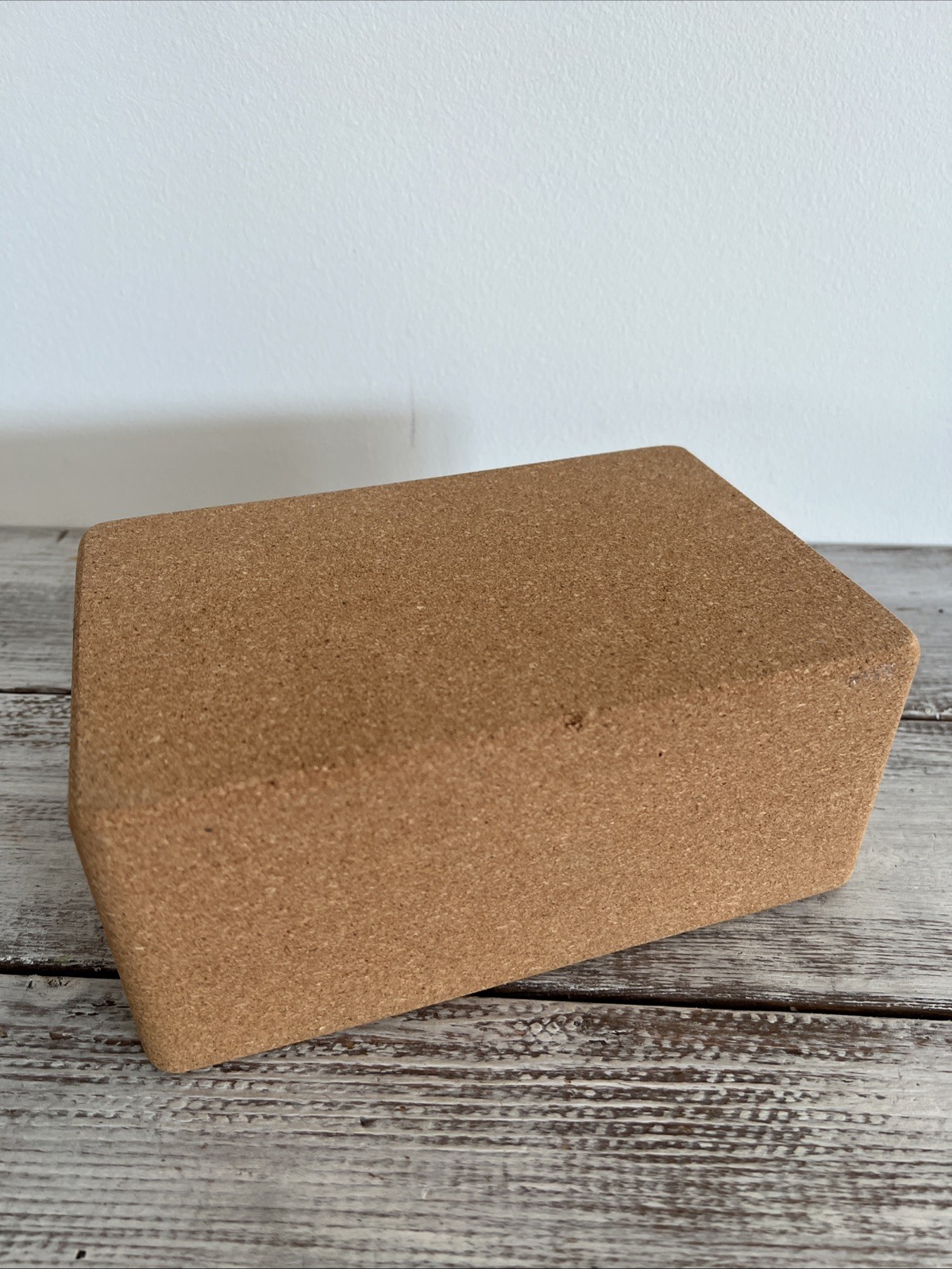 100% Natural Cork Yoga Block High Density – New Without Tags
