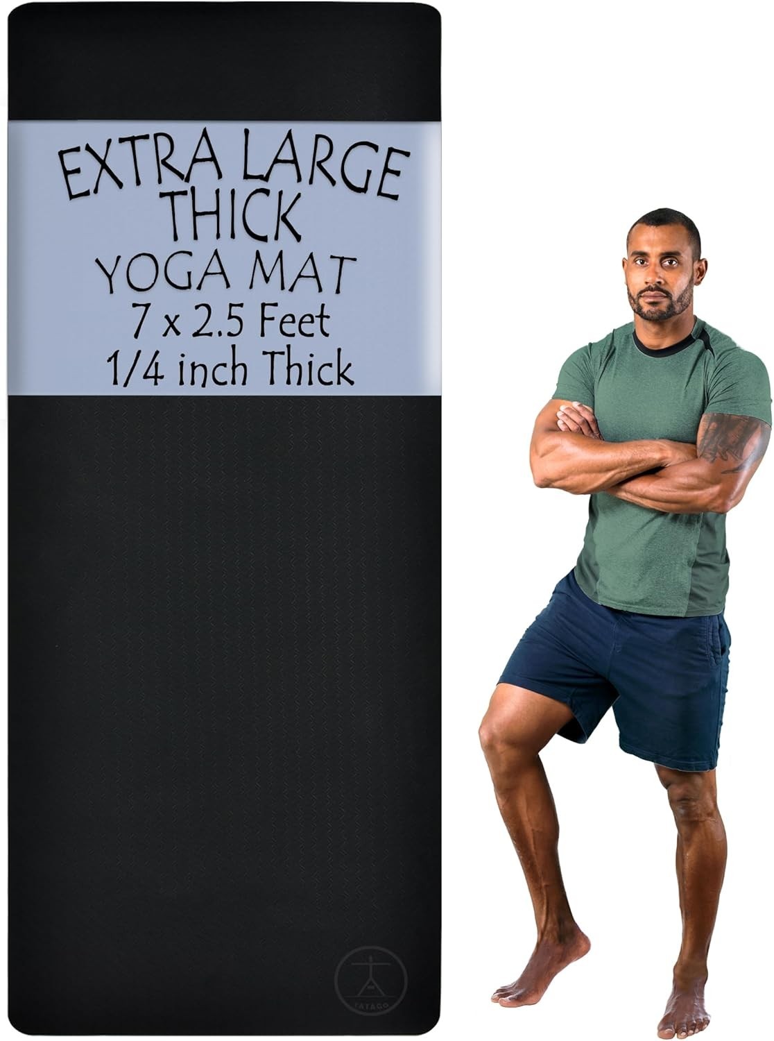 Extra Thick Yoga Mat Wide & XL-Our 10mm Extra Large Yoga Mat Thick Extra Wide