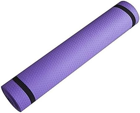 Yoga Mat Anti-skid Sports Fitness 6MM Thick EVA Comfort Foam 6mm-purple