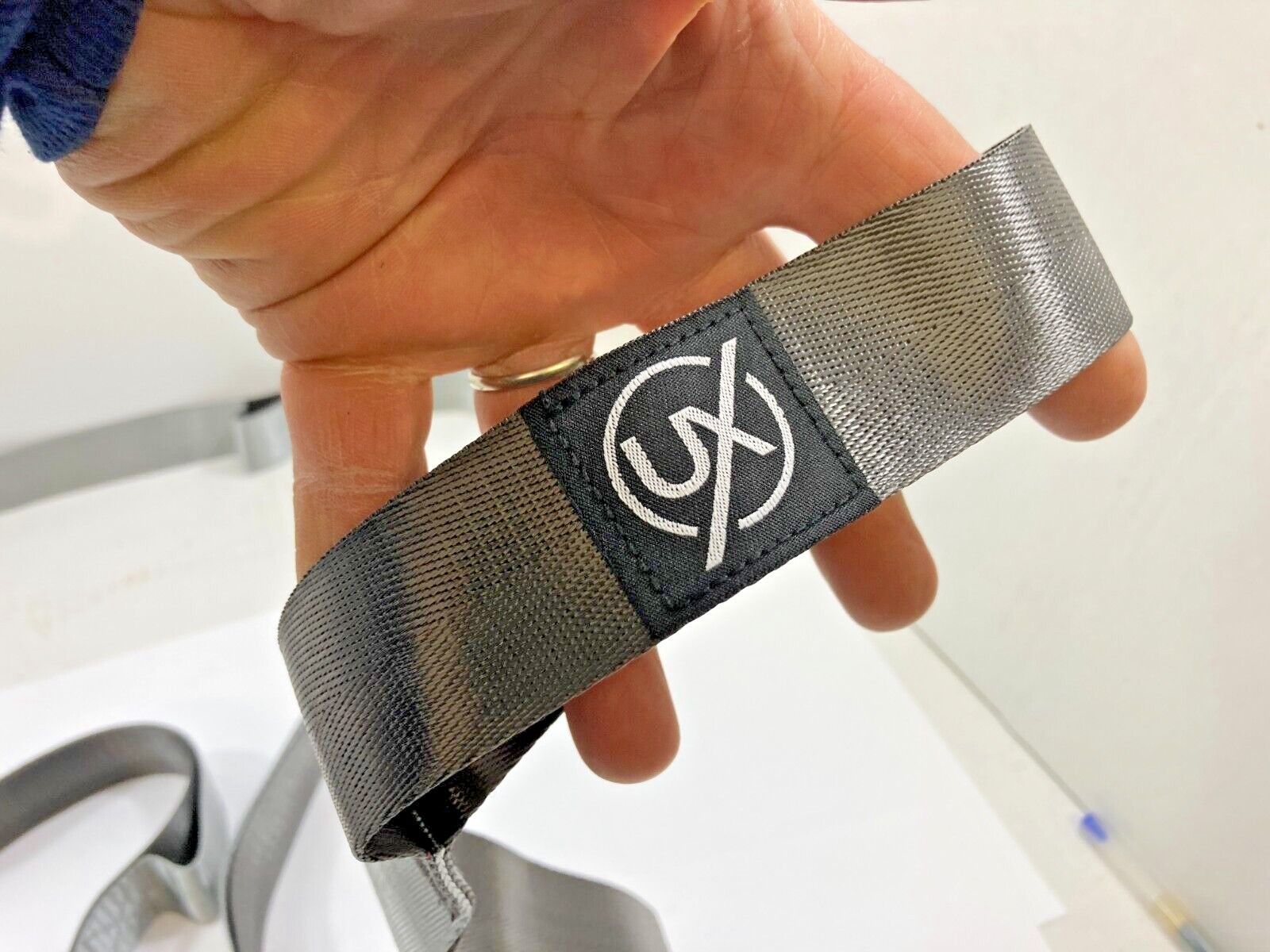 Deluxe Stretching Strap, 12 Loop Non-Elastic Yoga Strap for Exercise, & Therapy