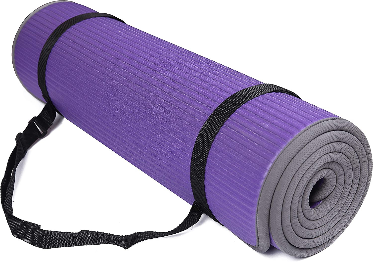 All-Purpose 2/5-Inch (10Mm) Extra Thick High Density Anti-Slip Exercise Pilates