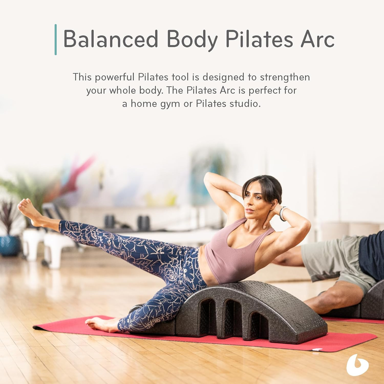 Pilates Arc, Step Barrel for Spine Exercises, Balance, Core Strengthening, and S