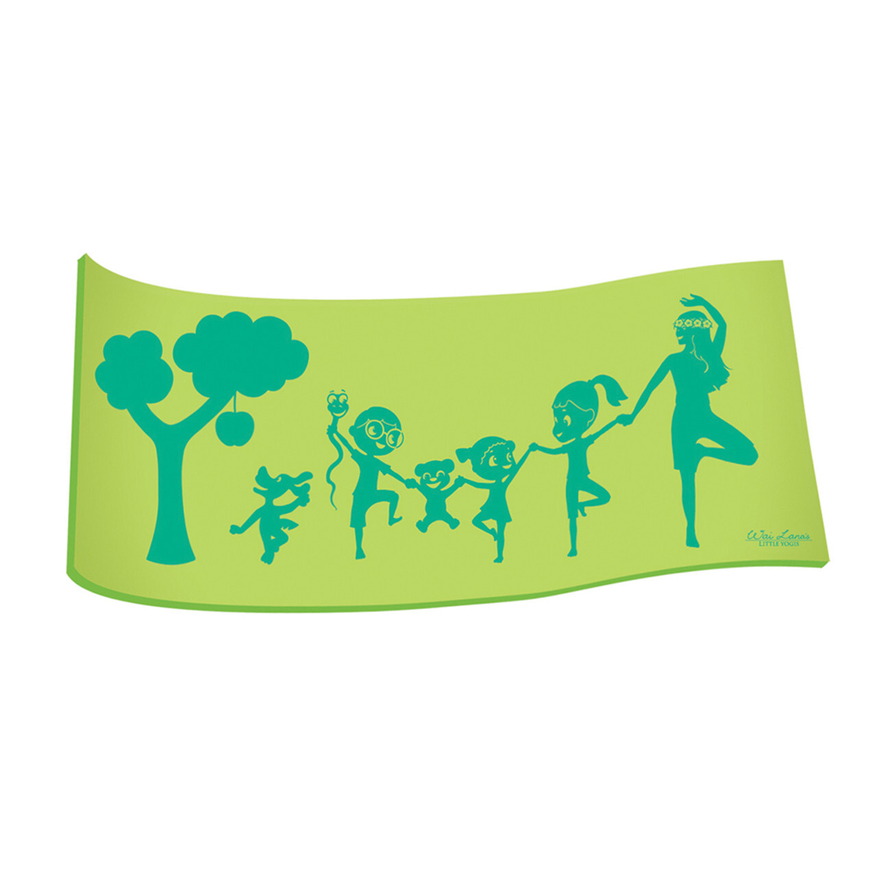 Wai Lana Green Little Yogis Eco Mat, 1.0 Each