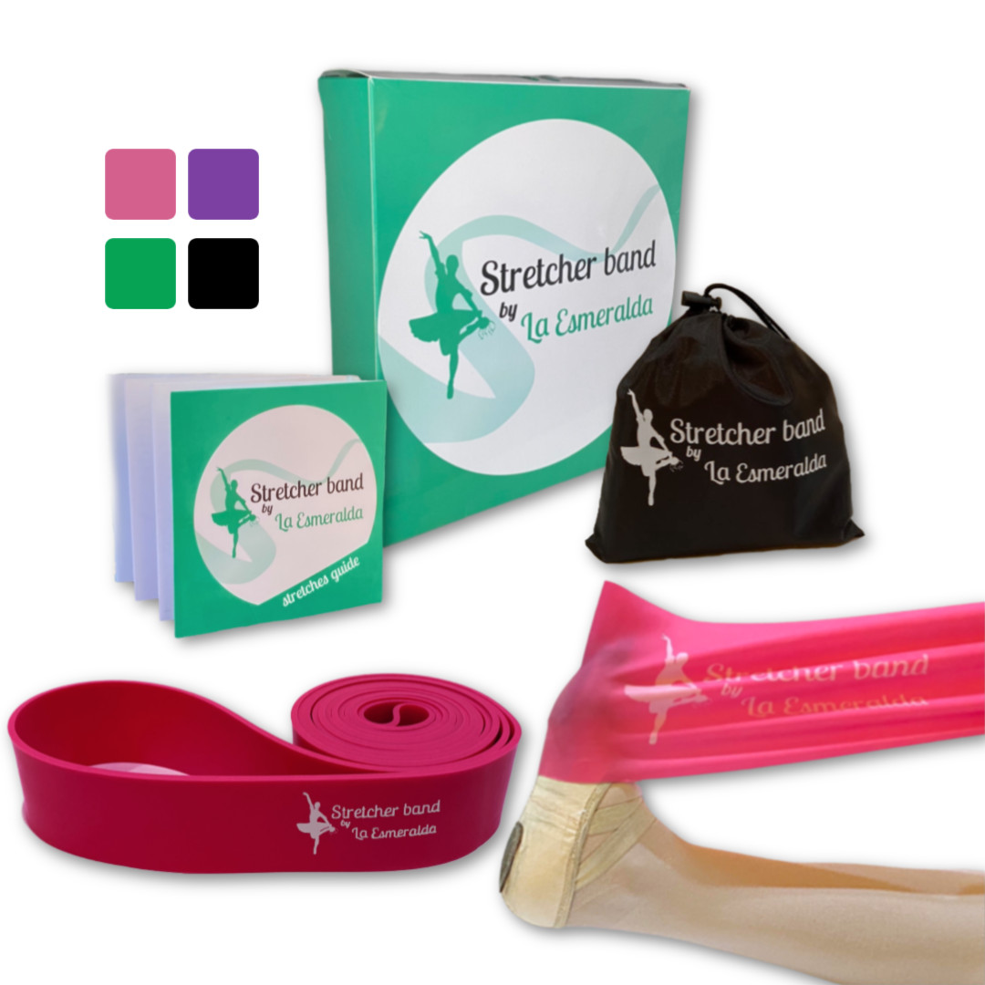 Stretch Bands Set of 2 for Ballet, Dancers, Gymnastics .Resistance Stretch Band