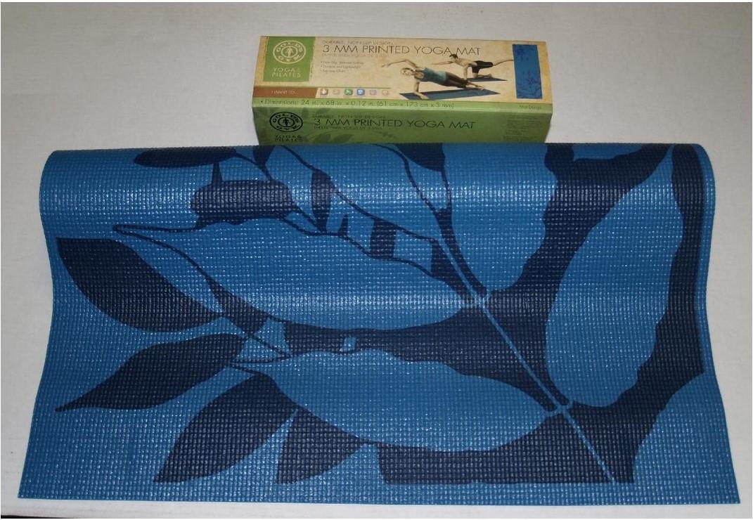 Gold&rsquo;s Gym 3MM Printed Yoga/Pilates Mat