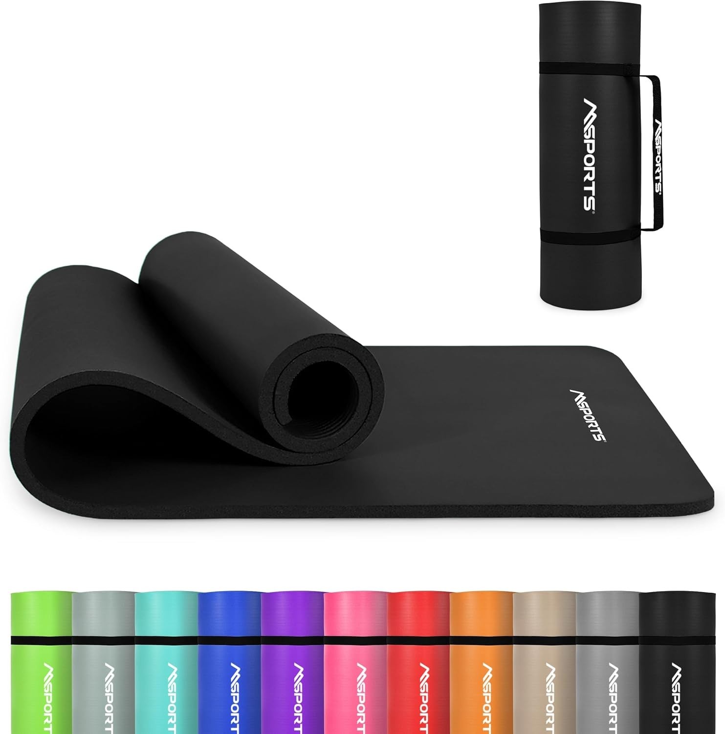 Versatile Extra Thick Yoga Mat – Non-Slip NBR Foam for Comfortable Training