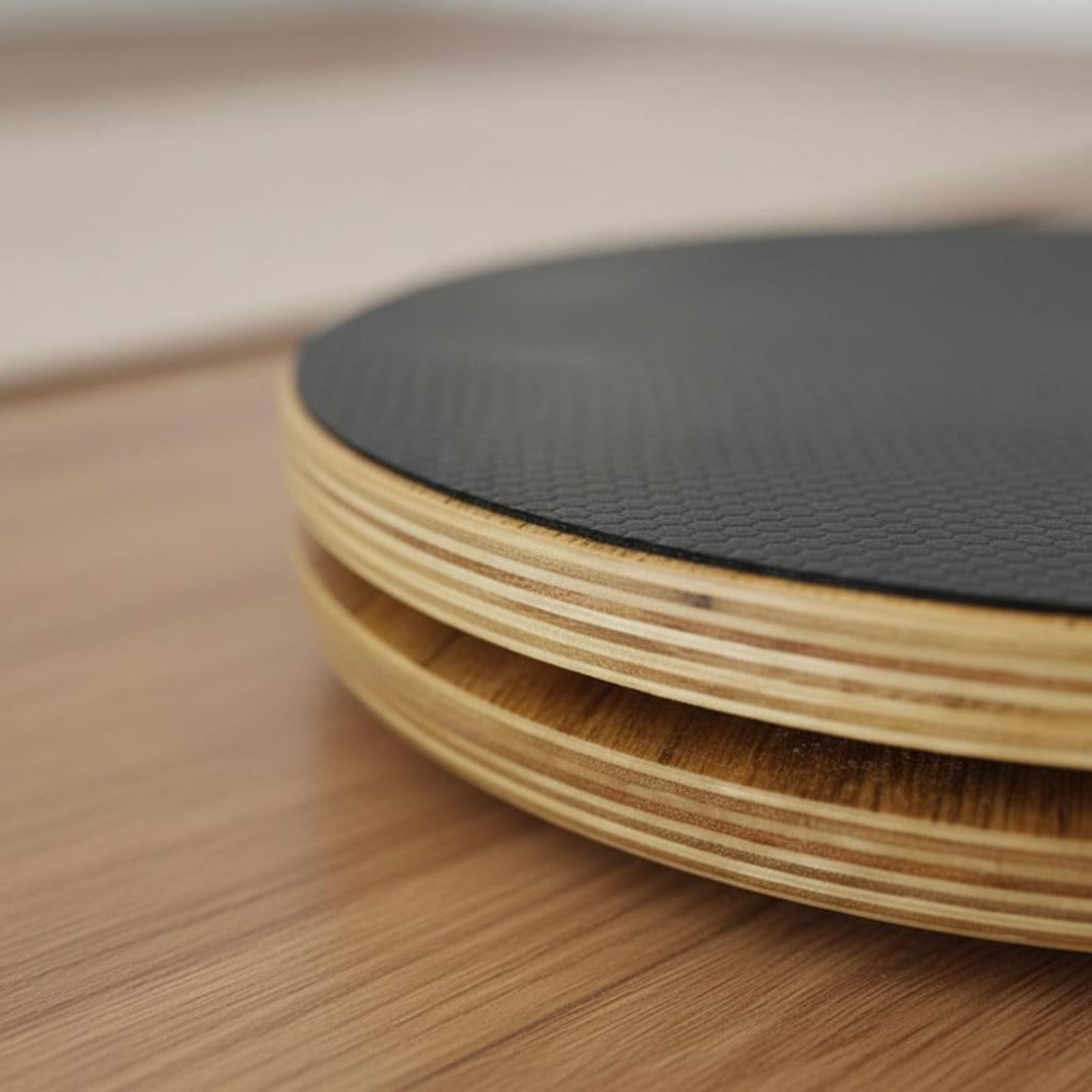 2 Pieces Wooden Pilates Disc Sturdy Wood Pilates Rotation Board Stretching