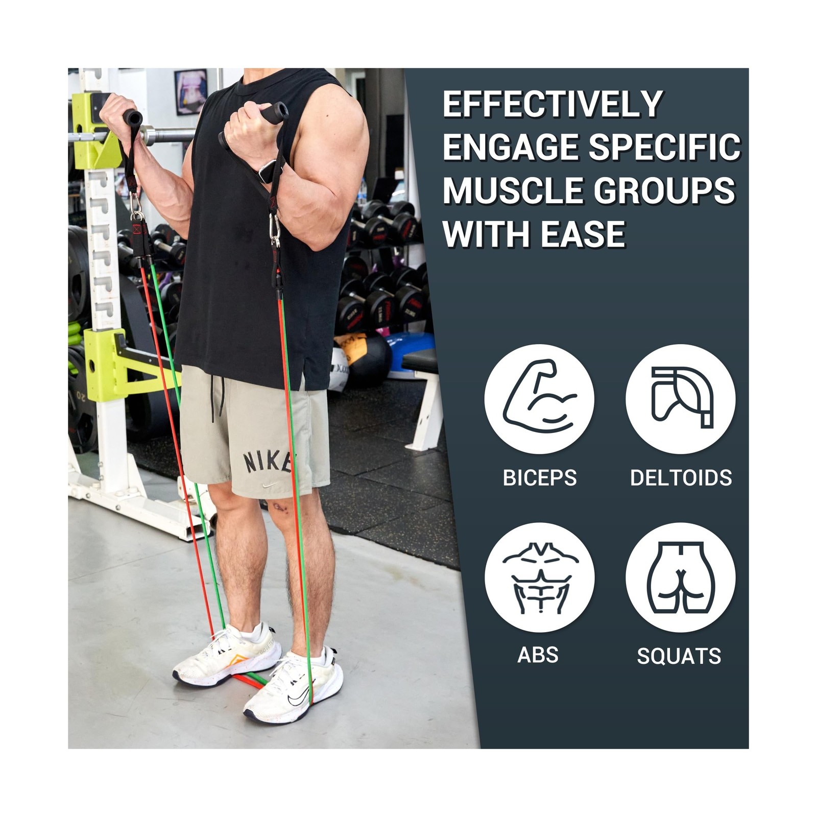 TheFitLife Resistance Bands with Handles – Designed for American Bo… Fast Ship