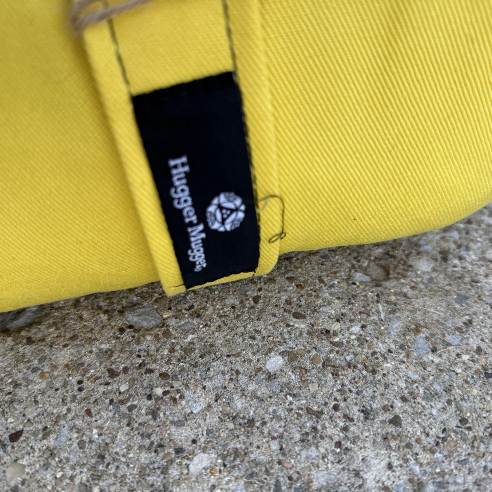 Hugger Mugger Standard Yoga Bolster Firm Flat Support Rectangle Yellow 26x12x6