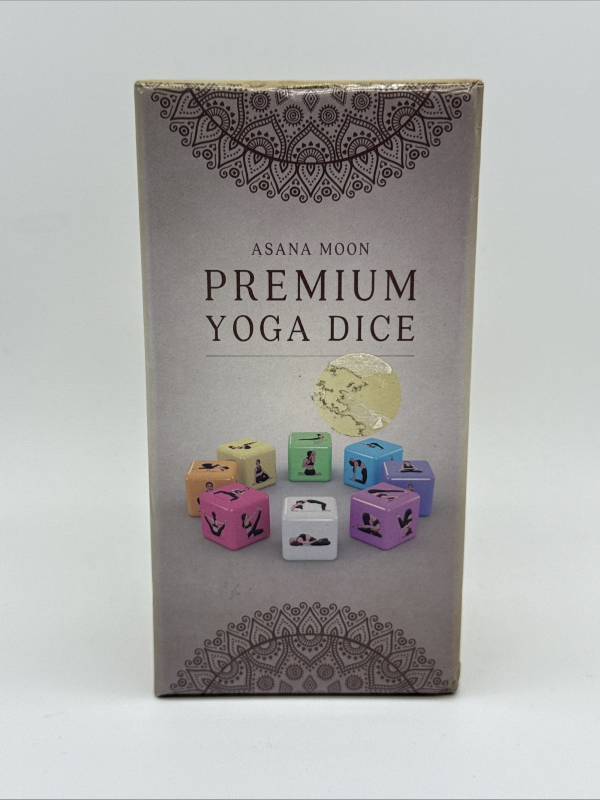 Premium Yoga Dice by Asana Moon 48 Asanas Yoga Poses & Exercises