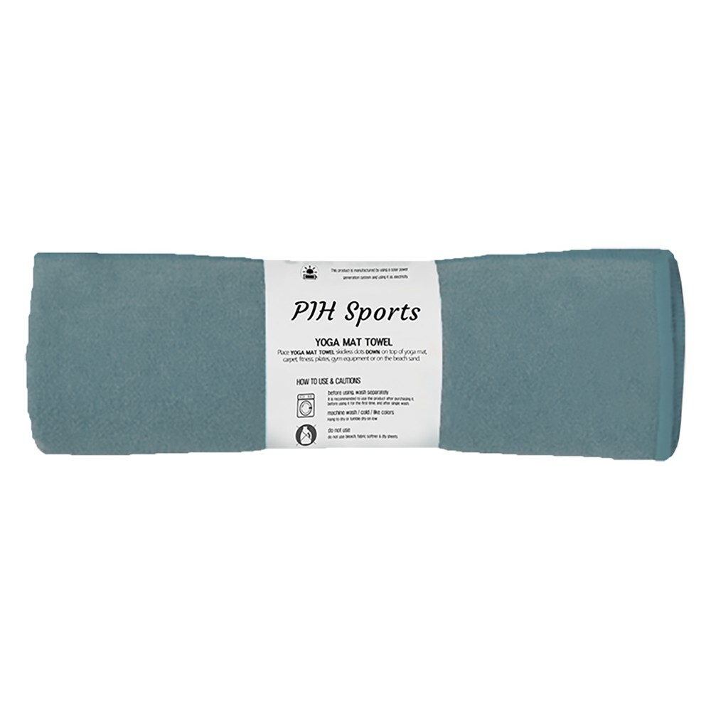 Yoga Beach Mat Towel Recycled Microfiber Quick Dry Gym Picnic Sand Blanket 24×68