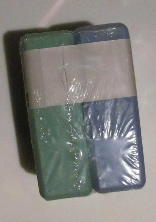 Danskin 2 Pack Yoga Blocks Set Blue Green