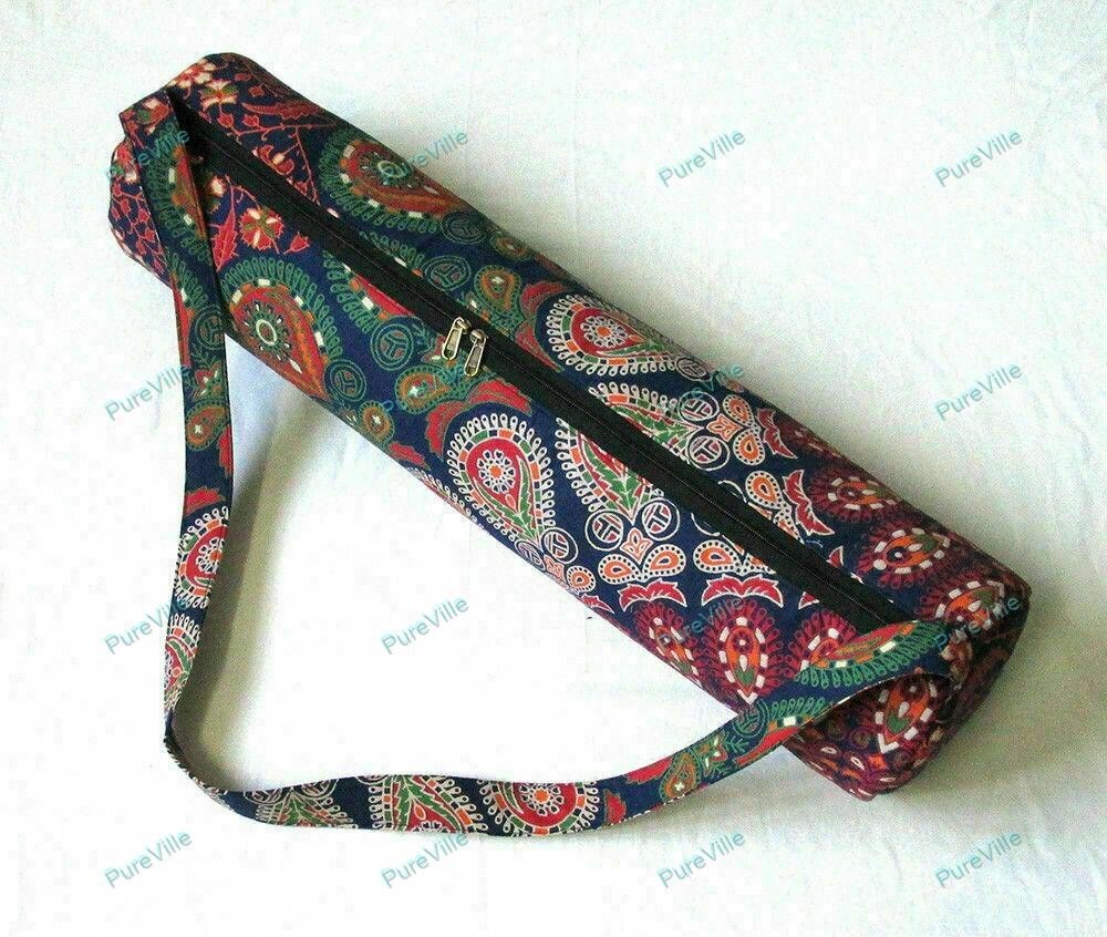 New Mandala Yoga Bag Hippie Gym Mat Carrier Bags With Shoulder Strap