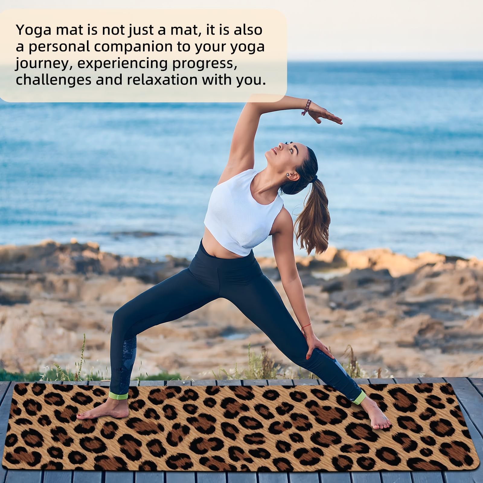 Extra Thick Yoga Mat 6mm，pilates mat thick – Non-Slip Exercise Mat for HIIT, …