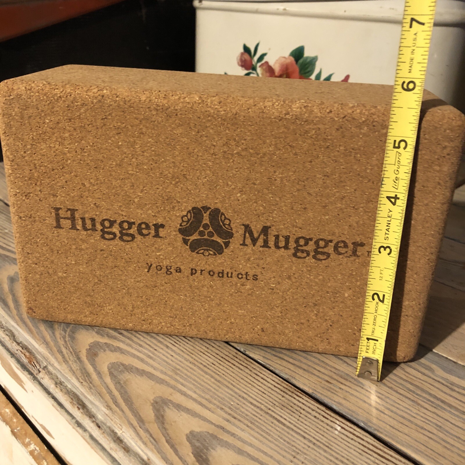 Hugger Mugger Solid Cork Yoga Block New With Out Tags