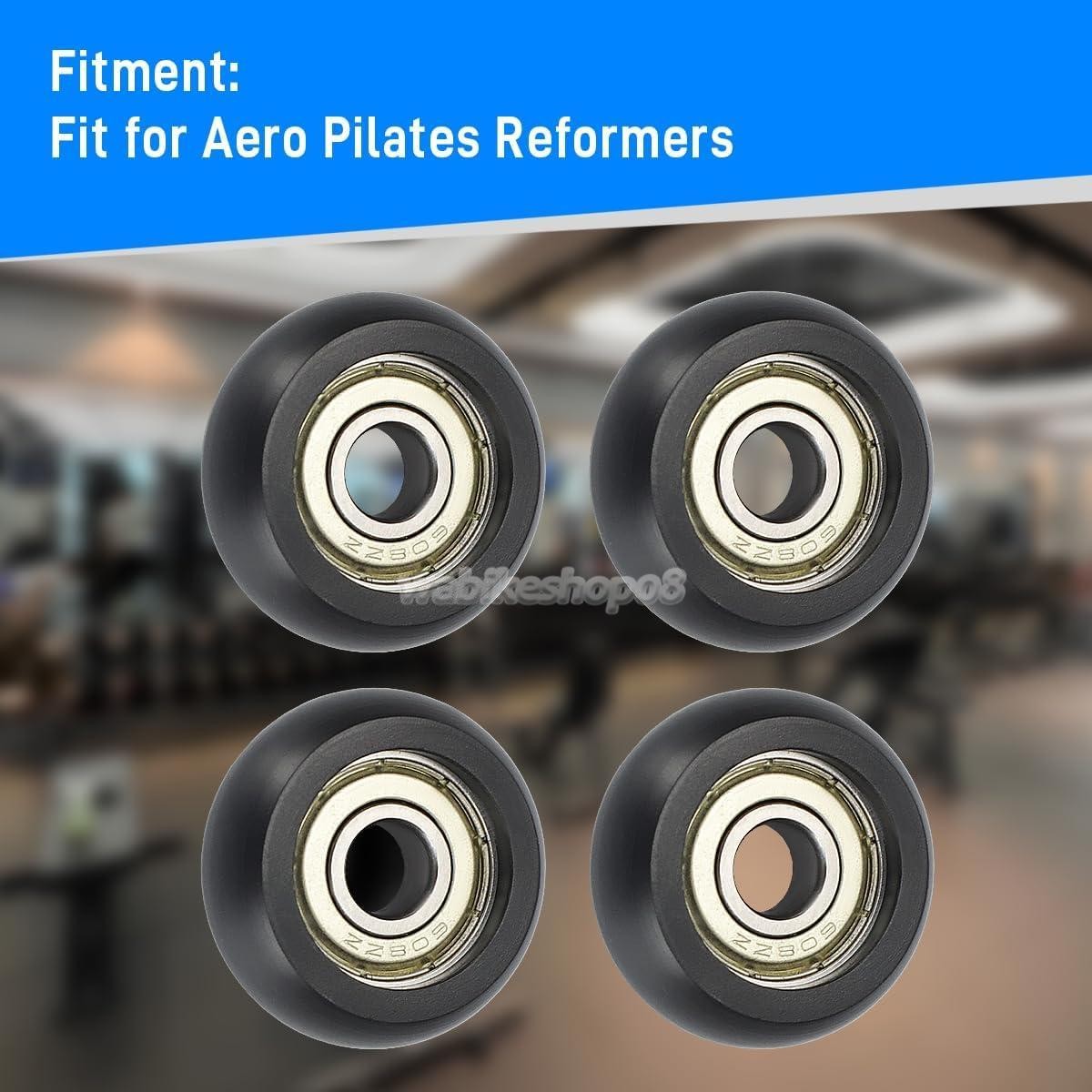 For Aero Pilates Reformer 4 Replacement Platform Roller Wheels Easy to Install