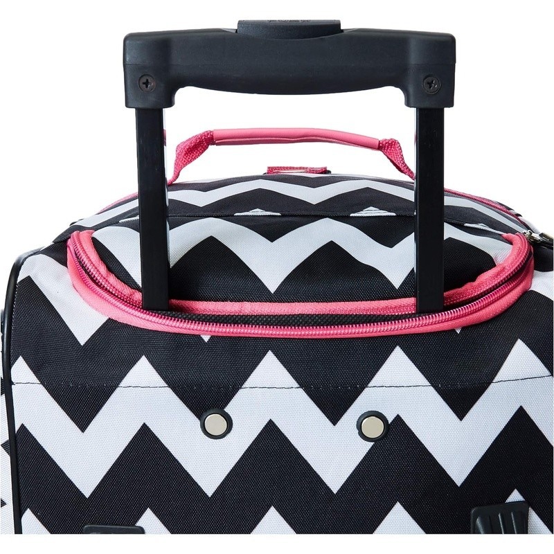 22 Inch Rolling Duffel Bag Soft-Sided Travel Bag W/ Wheels Heavy Duty Zipper
